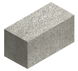 Камень стеновой полнотелый КСР (М75)