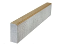 Бордюр садовый 1000х200х80 мм, бежевый, верхний прокрас Бордюр садовый 1000х200х80 мм, бежевый, верхний прокрас