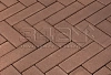 Тротуарная плитка Паркет 240x80x60мм Коричневый